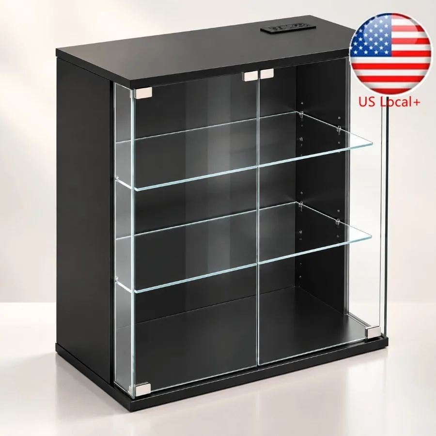 Lighting - Display Cabinet for Living Room, Tempered