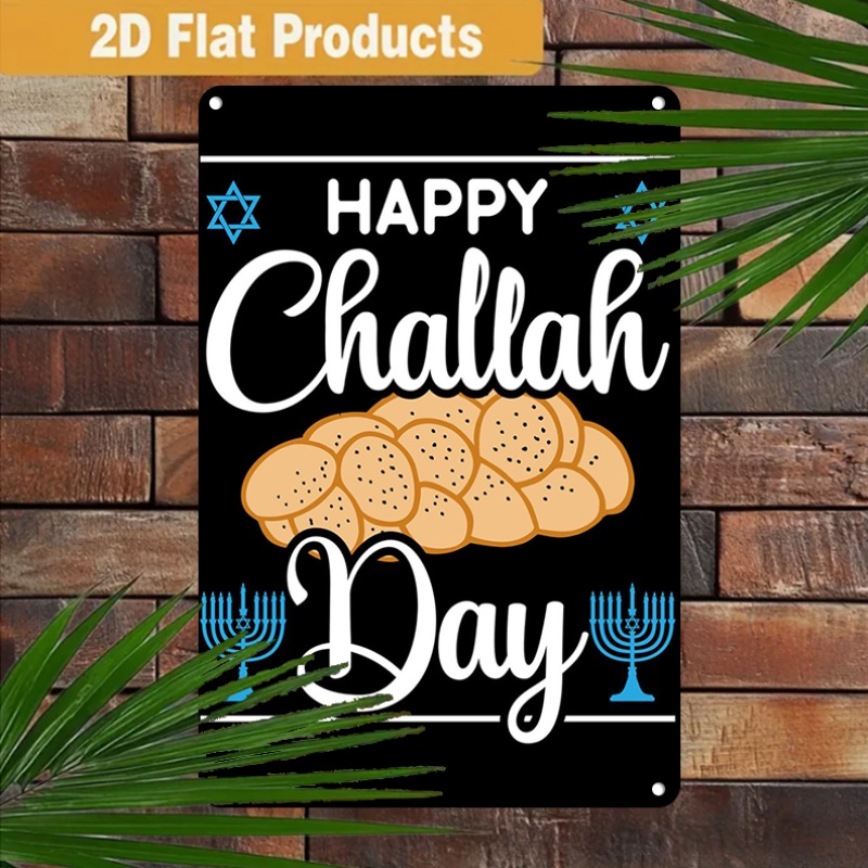 Kitchen - CIFBUY Vintage Jewish Challah Menorah Aluminum