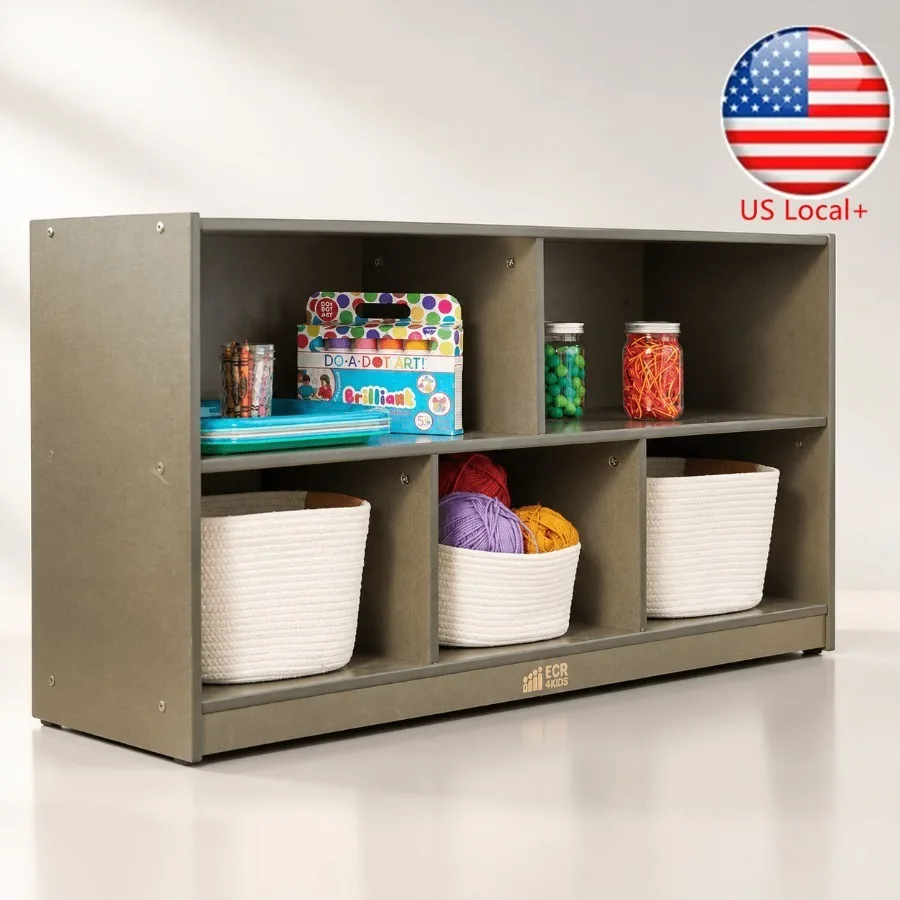 Storage & Organization - 5-Compartment Mobile Storage Cabinet for Toddler