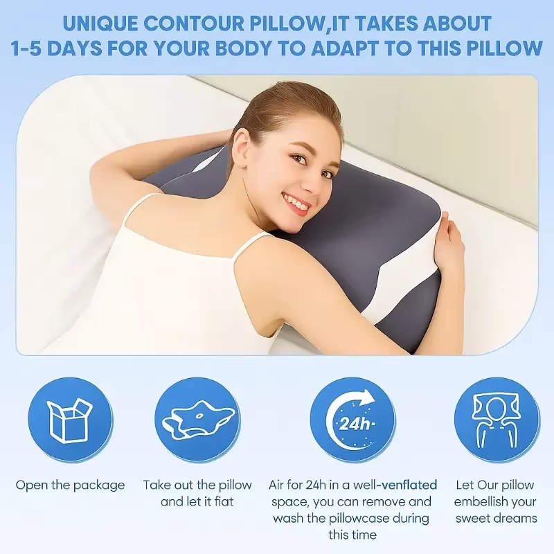 Butterfly Shaped Special Desig - đánh giá và giá Anti Snore Contour Pillow
