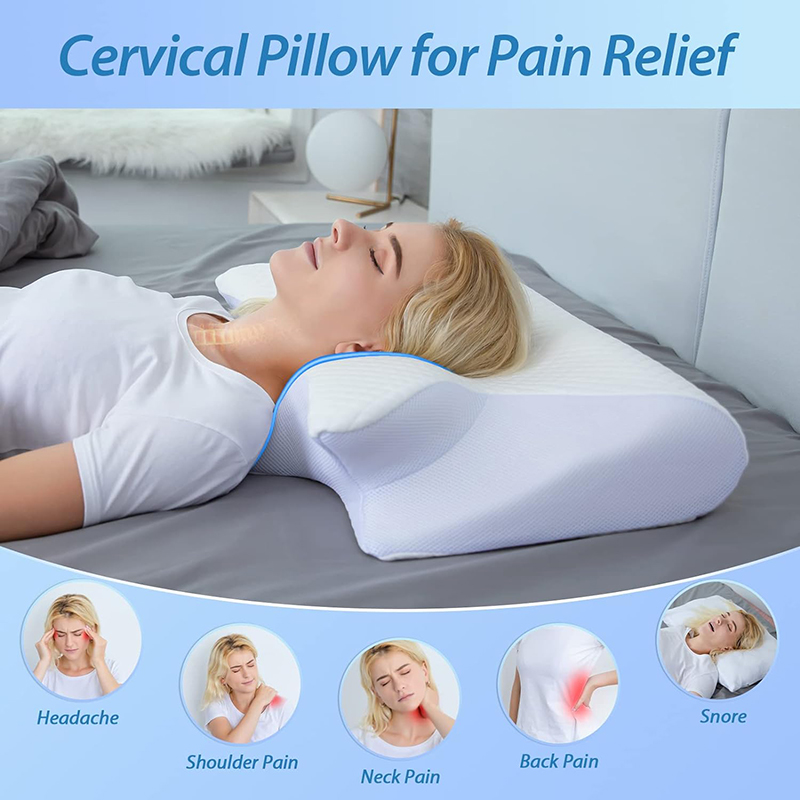 New Memory Foam Cervical Pillo - đánh giá và giá Anti Snore Contour Pillow