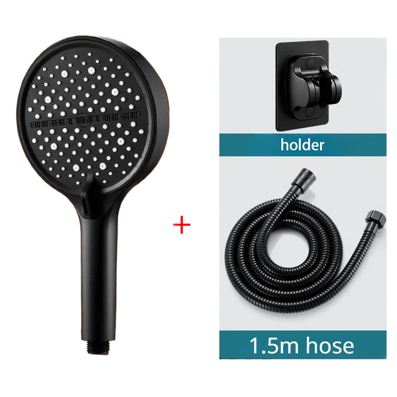 3pcs Bathroom Shower Head Silv - đánh giá và giá High Pressure Shower Head Handheld