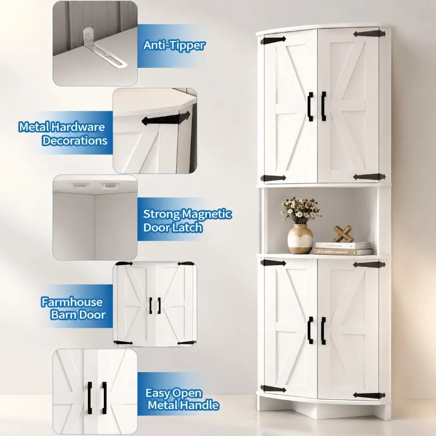 64.8 Tall Corner Cabinet with  - đánh giá và giá Kitchen