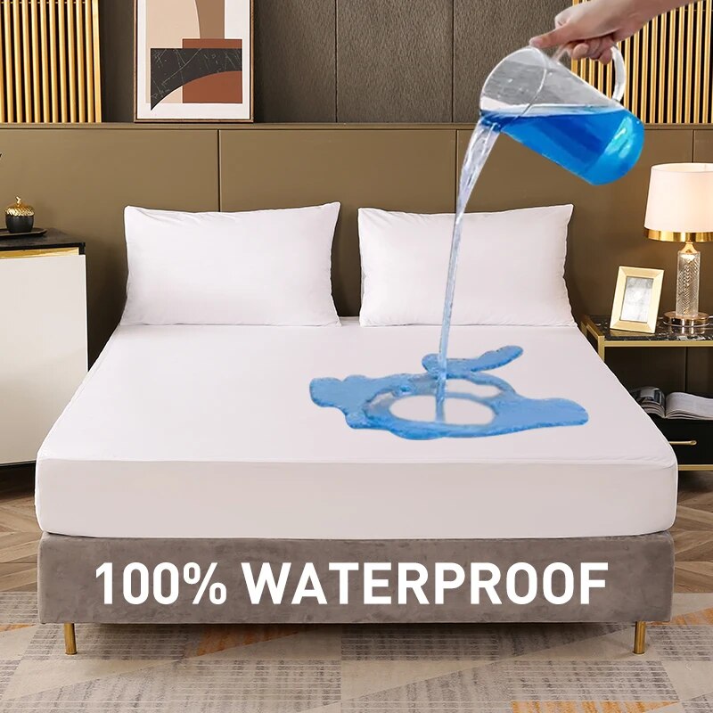 Waterproof Fitted Sheet Beddin - đánh giá và giá Waterproof Mattress Protector Breathable