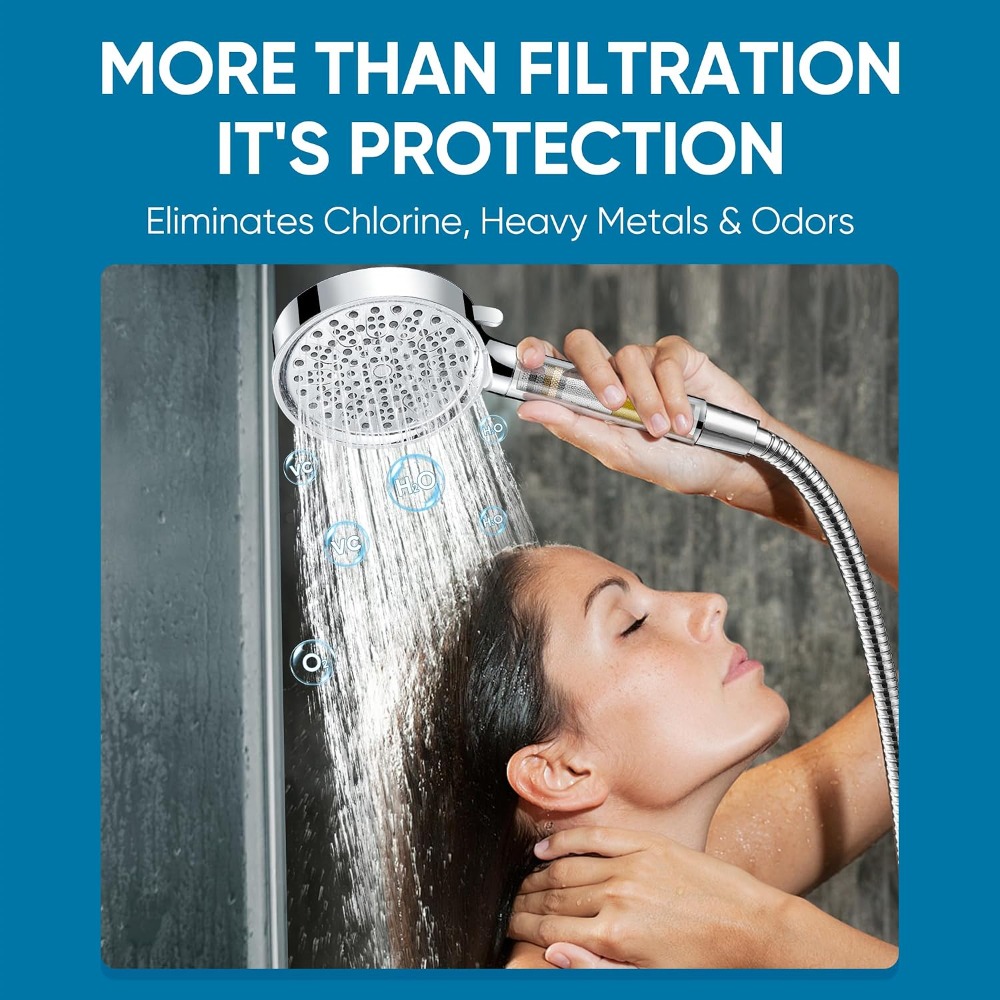 Filtered Shower Head with Hand - đánh giá và giá High Pressure Shower Head Handheld