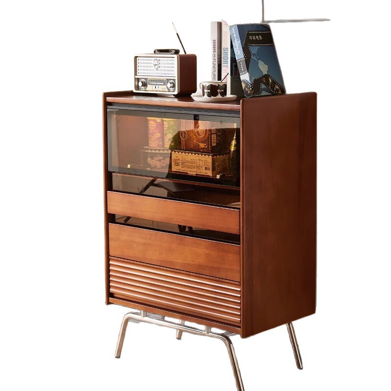 Solid wood chest Nordic, retro - đánh giá và giá Storage & Organization