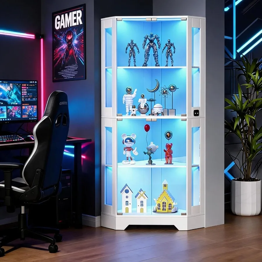 65 White Corner Collectible Cu - đánh giá và giá Storage & Organization