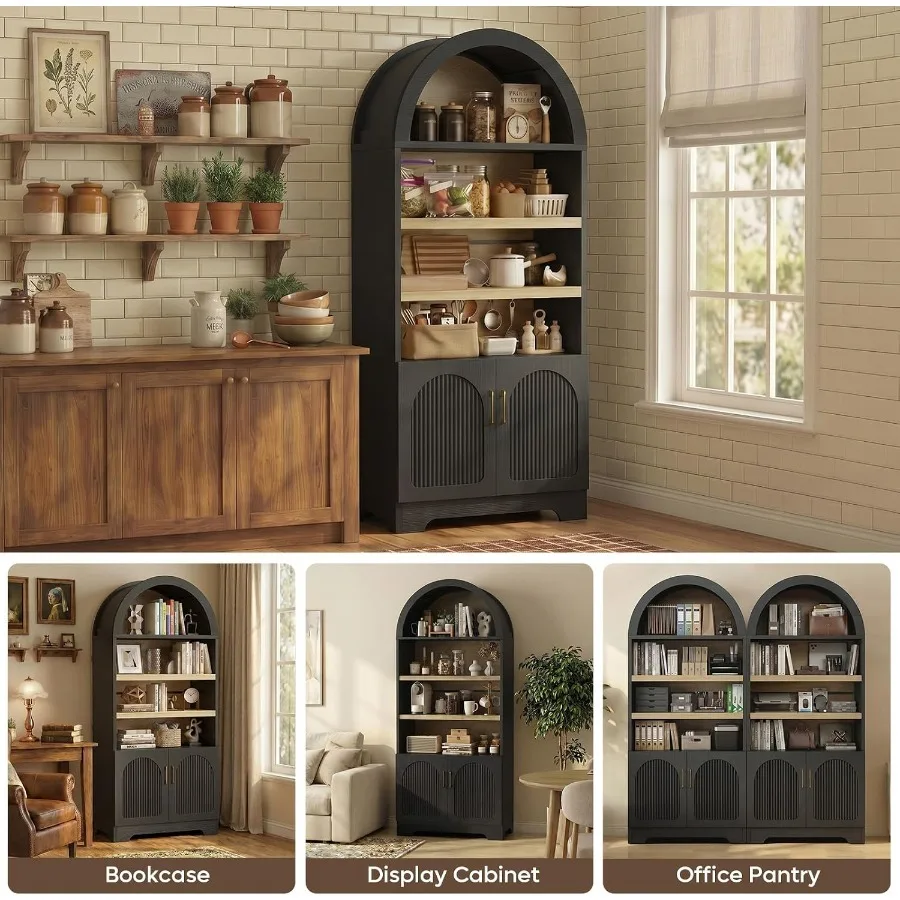 71 Tall Arched Kitchen Pantry  - đánh giá và giá Kitchen