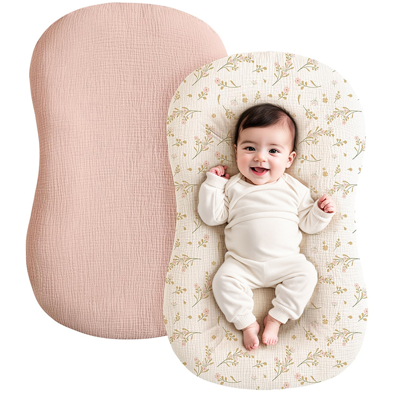 2PCS Baby Lounger Cover Muslin - đánh giá và giá Muslin Cotton Bedspread