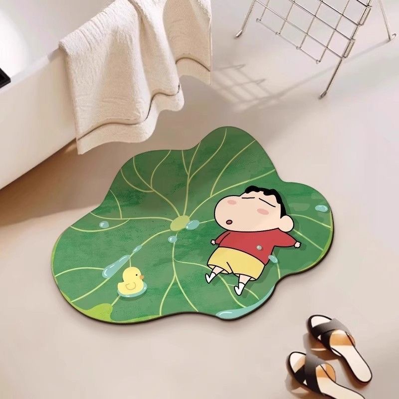 Kawaii Shin Chan Diatomite Bat - đánh giá và giá Quick Dry Diatomite Bath Mat