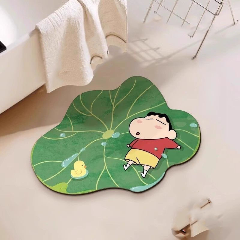 Kawaii Shin Chan Diatomite Bat - đánh giá và giá Quick Dry Diatomite Bath Mat