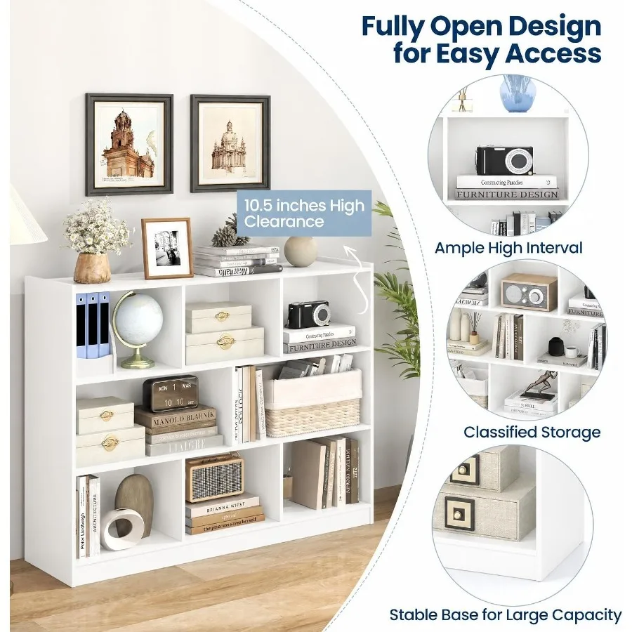 8-Cube Bookcase for living roo - đánh giá và giá Storage & Organization