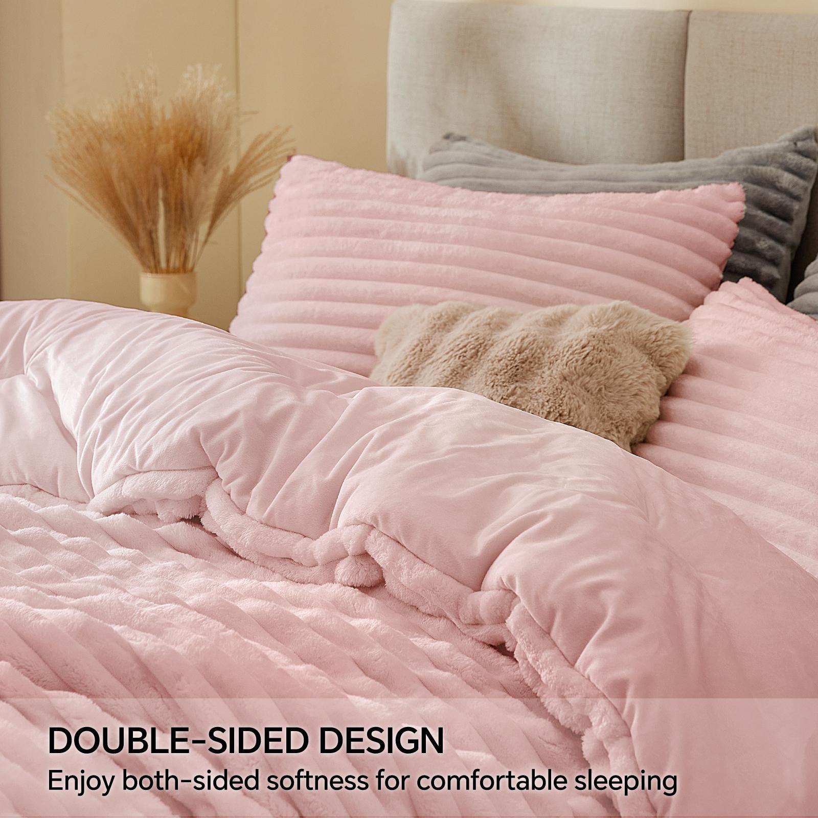 Super Soft Fluffy Fleece Comfo - đánh giá và giá Fluffy Fleece Comforter King Size