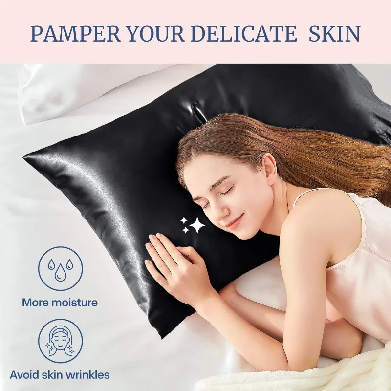 Multi-size Satin Pillowcase fo - đánh giá và giá Satin Silk Pillowcase Hair Skin
