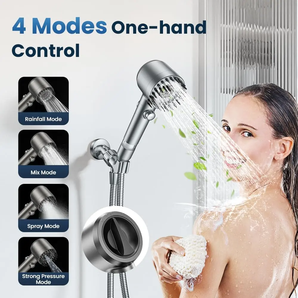High Pressure Filtered Handhel - đánh giá và giá High Pressure Shower Head Handheld