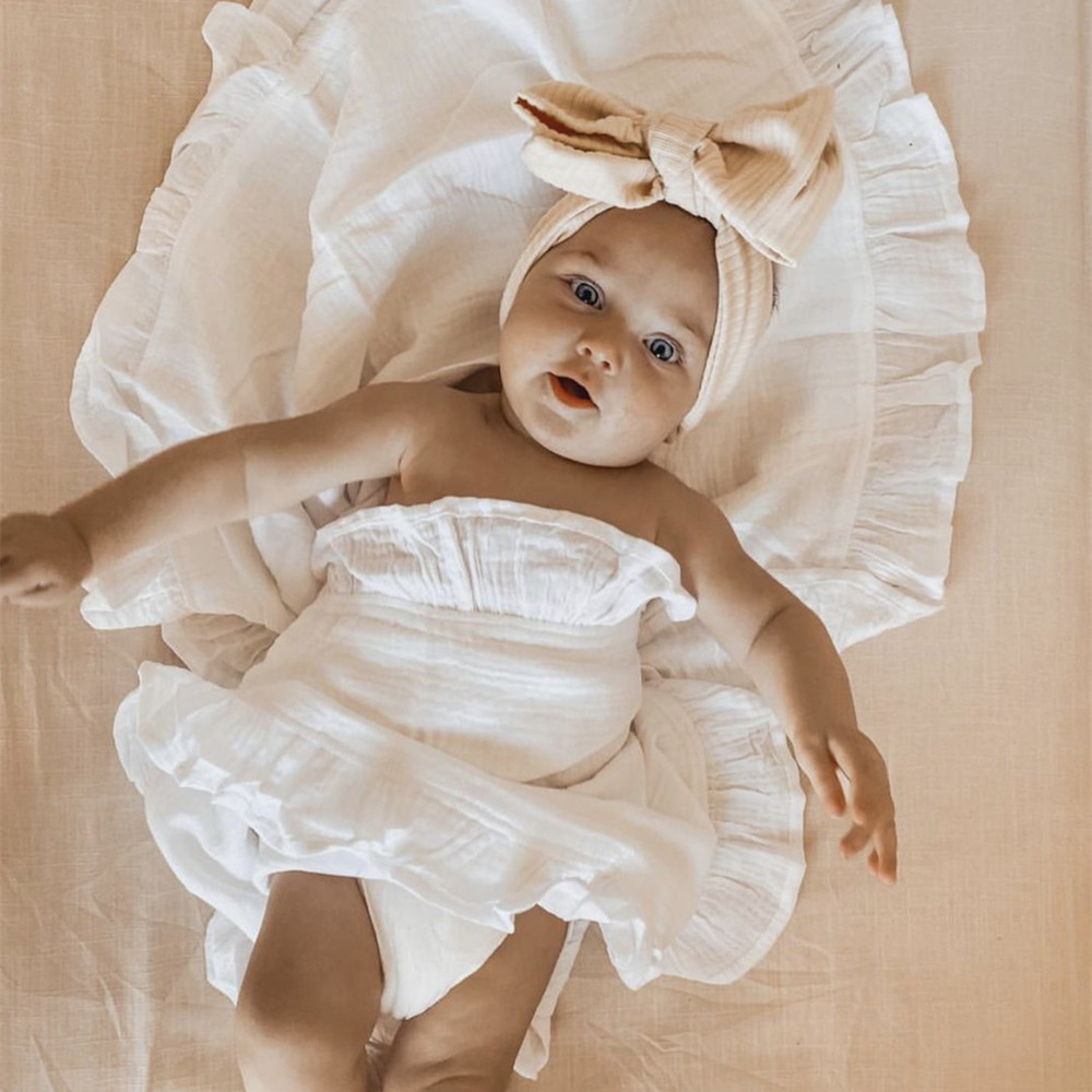INS Xù Lông Muslin Bé Đầm Chăn - đánh giá và giá Muslin Cotton Bedspread